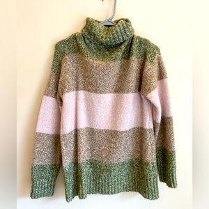 Long sleeve turtle neck sweater